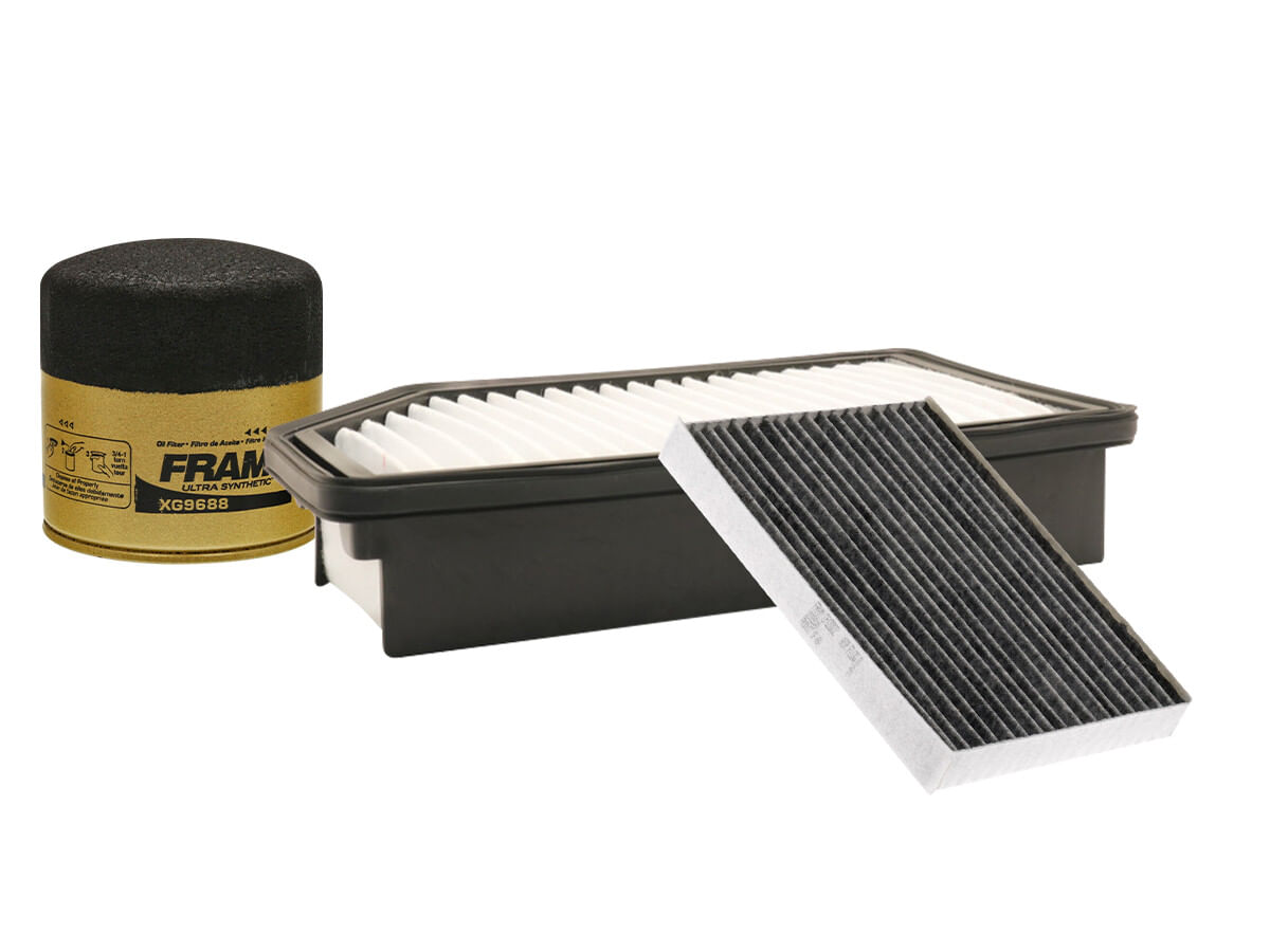 Kit De Filtro De Aire, Filtro De Aceite Sintético Y Filtro De Cabina (3 Piezas)