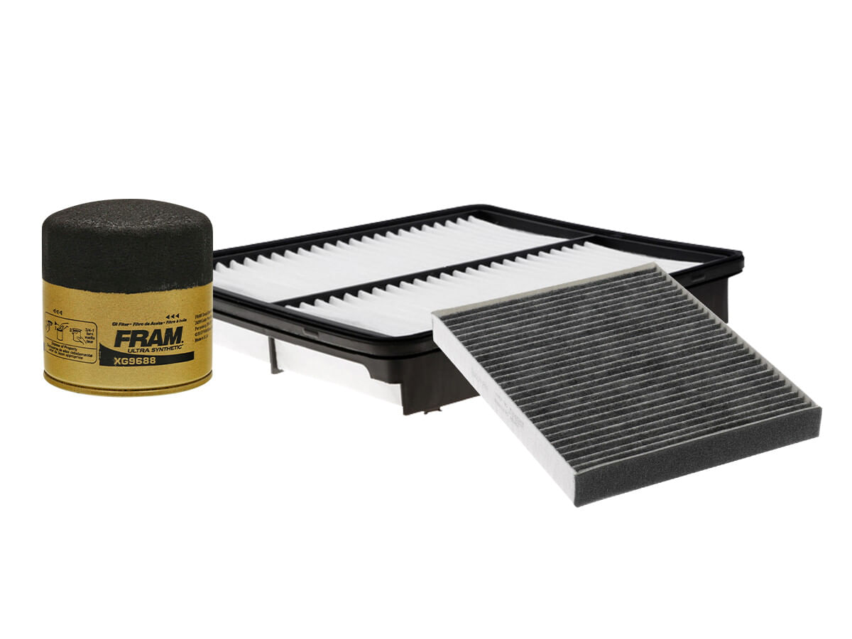 Kit De Filtro De Aire, Filtro De Aceite Sintético Y Filtro De Cabina (3 Piezas)