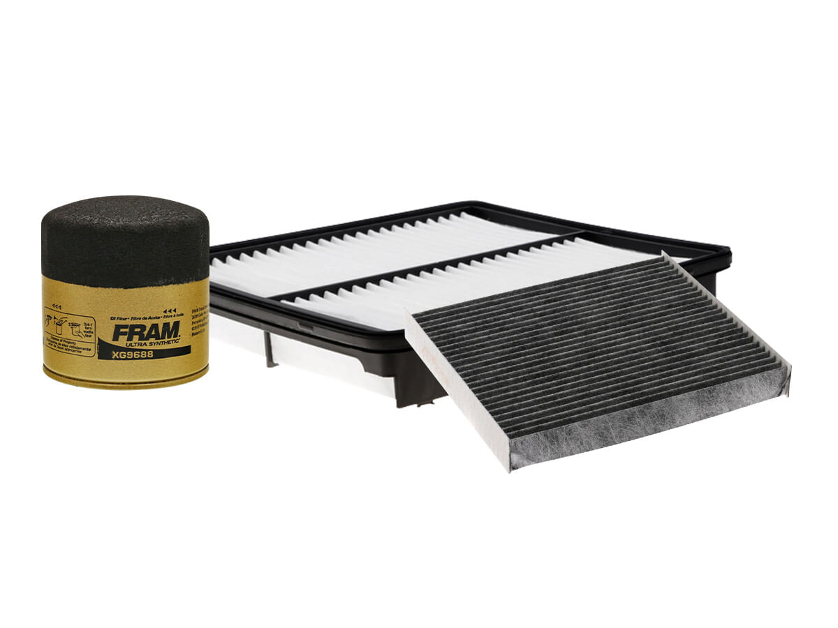 Kit De Filtro De Aire, Filtro De Aceite Sintético Y Filtro De Cabina (3 Piezas)