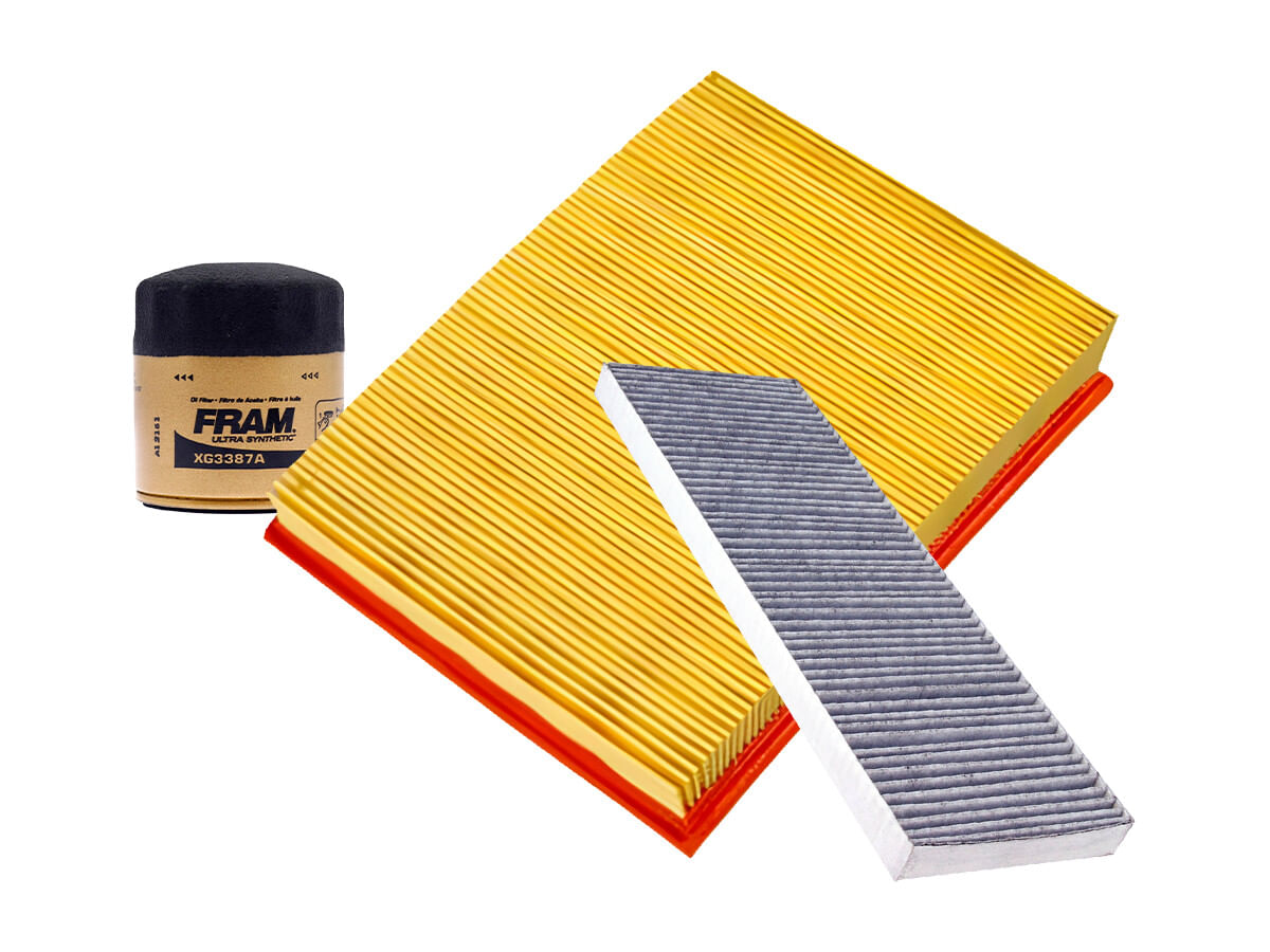 Kit De Filtro De Aire, Filtro De Aceite Sintético Y Filtro De Cabina (3 Piezas)