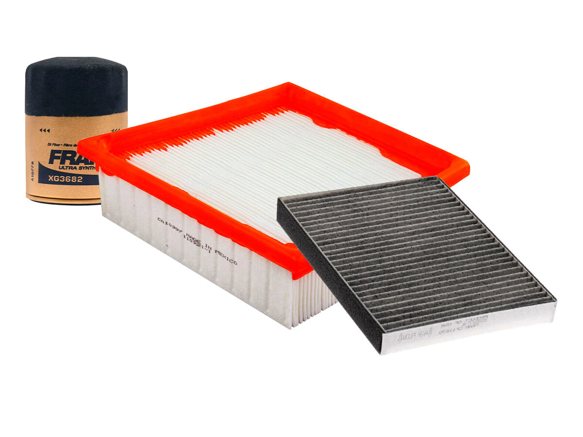 Kit De Filtro De Aire, Filtro De Aceite Sintético Y Filtro De Cabina (3 Piezas)