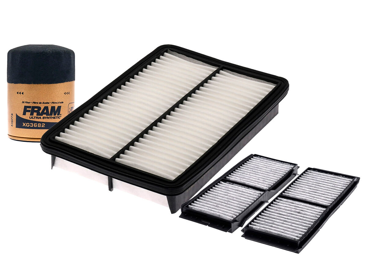 Kit De Filtro De Aire, Filtro De Aceite Sintético Y Filtro De Cabina (3 Piezas)