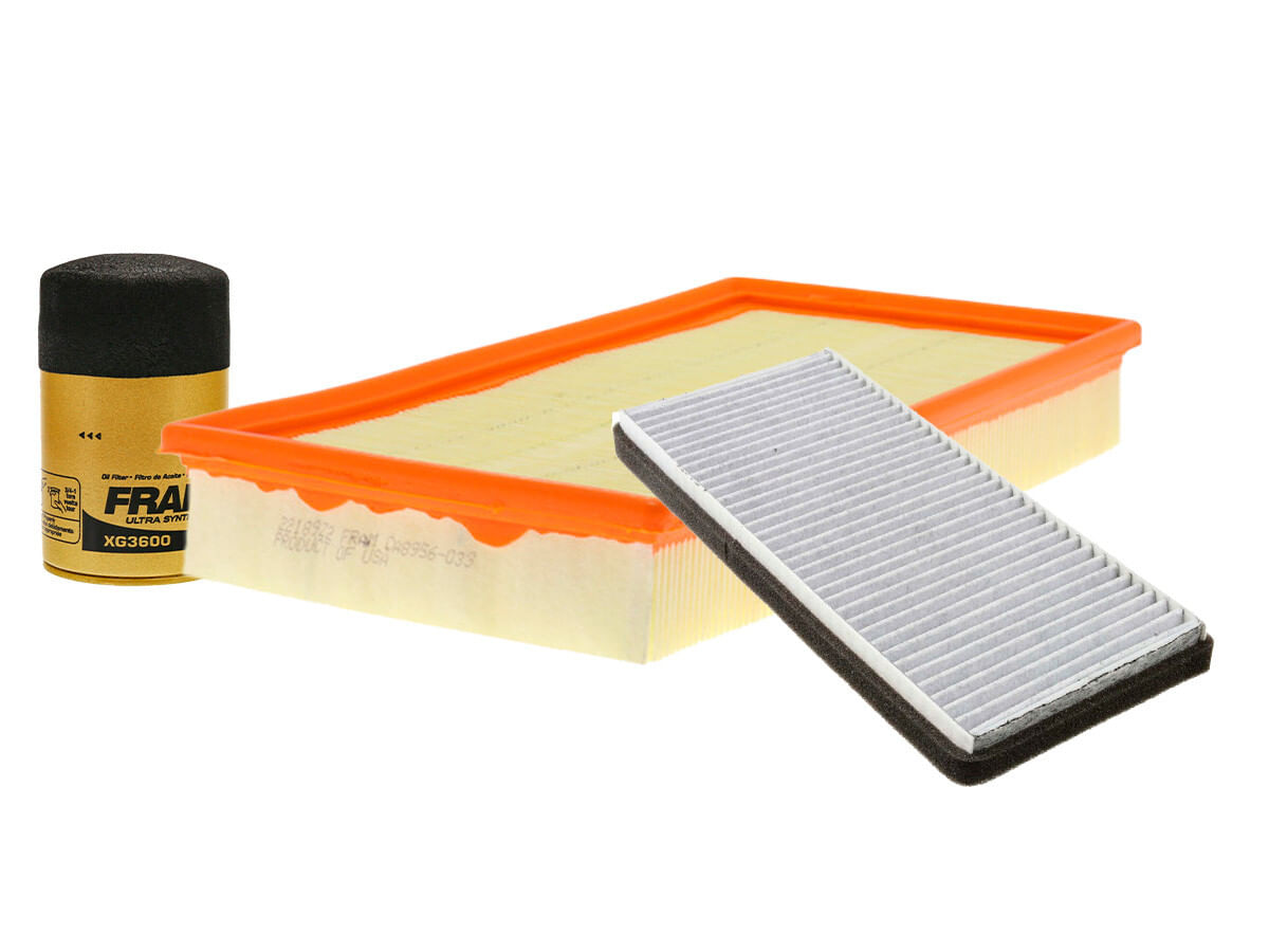 Kit De Filtro De Aire, Filtro De Aceite Sintético Y Filtro De Cabina (3 Piezas)