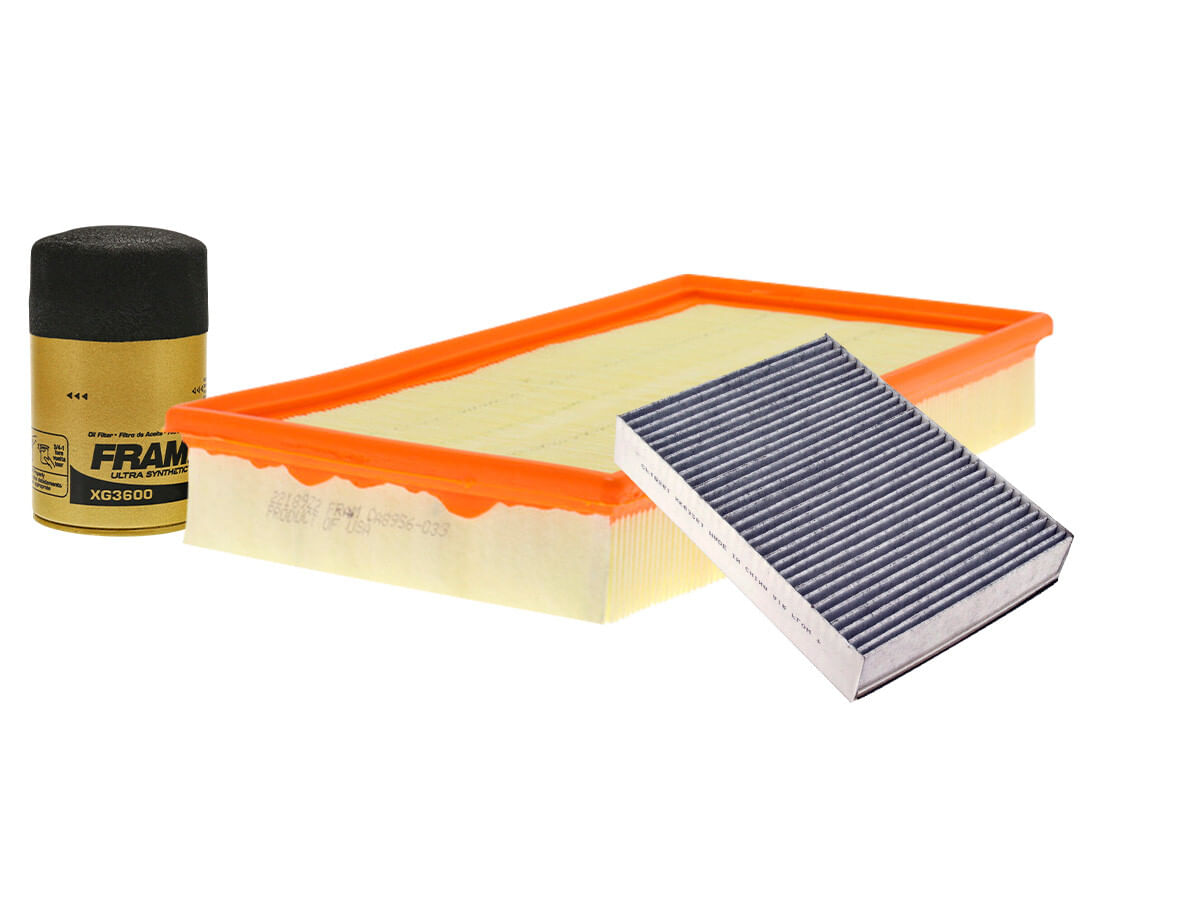 Kit De Filtro De Aire, Filtro De Aceite Sintético Y Filtro De Cabina (3 Piezas)
