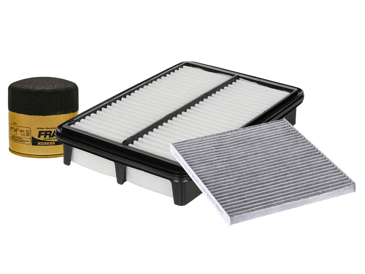 Kit De Filtro De Aire, Filtro De Aceite Sintético Y Filtro De Cabina (3 Piezas)