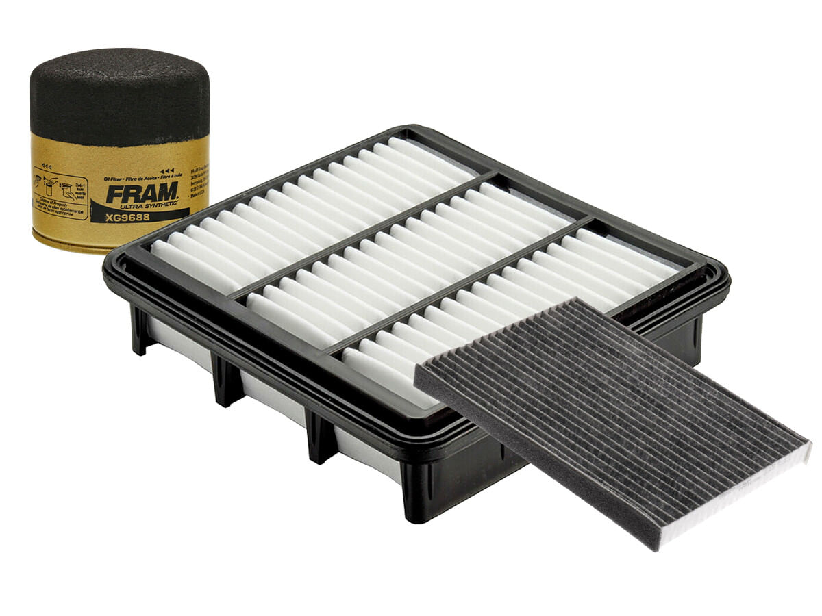 Kit De Filtro De Aire, Filtro De Aceite Sintético Y Filtro De Cabina (3 Piezas)