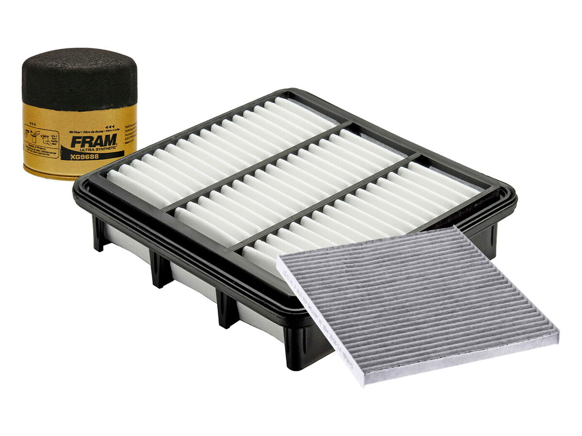 Kit De Filtro De Aire, Filtro De Aceite Sintético Y Filtro De Cabina (3 Piezas)