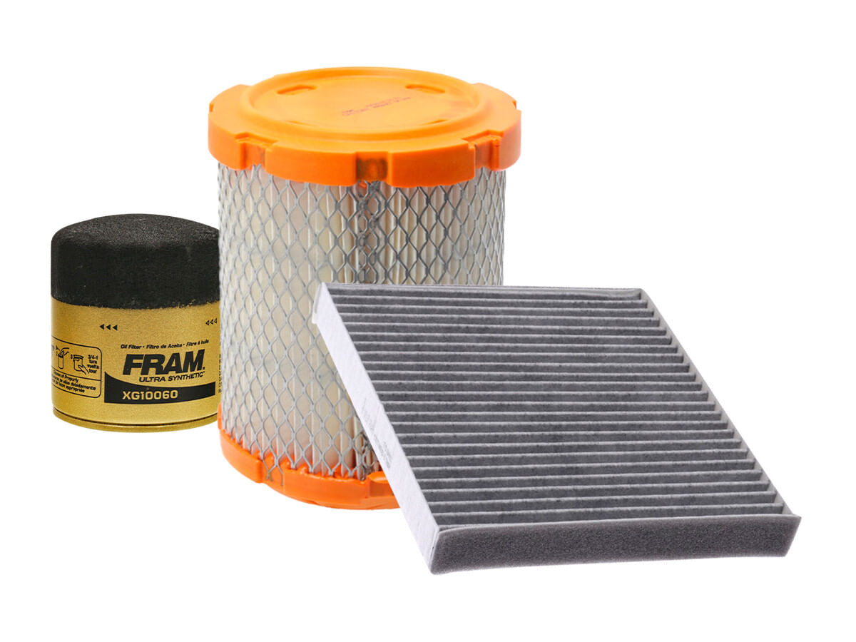 Kit De Filtro De Aire, Filtro De Aceite Sintético Y Filtro De Cabina (3 Piezas)