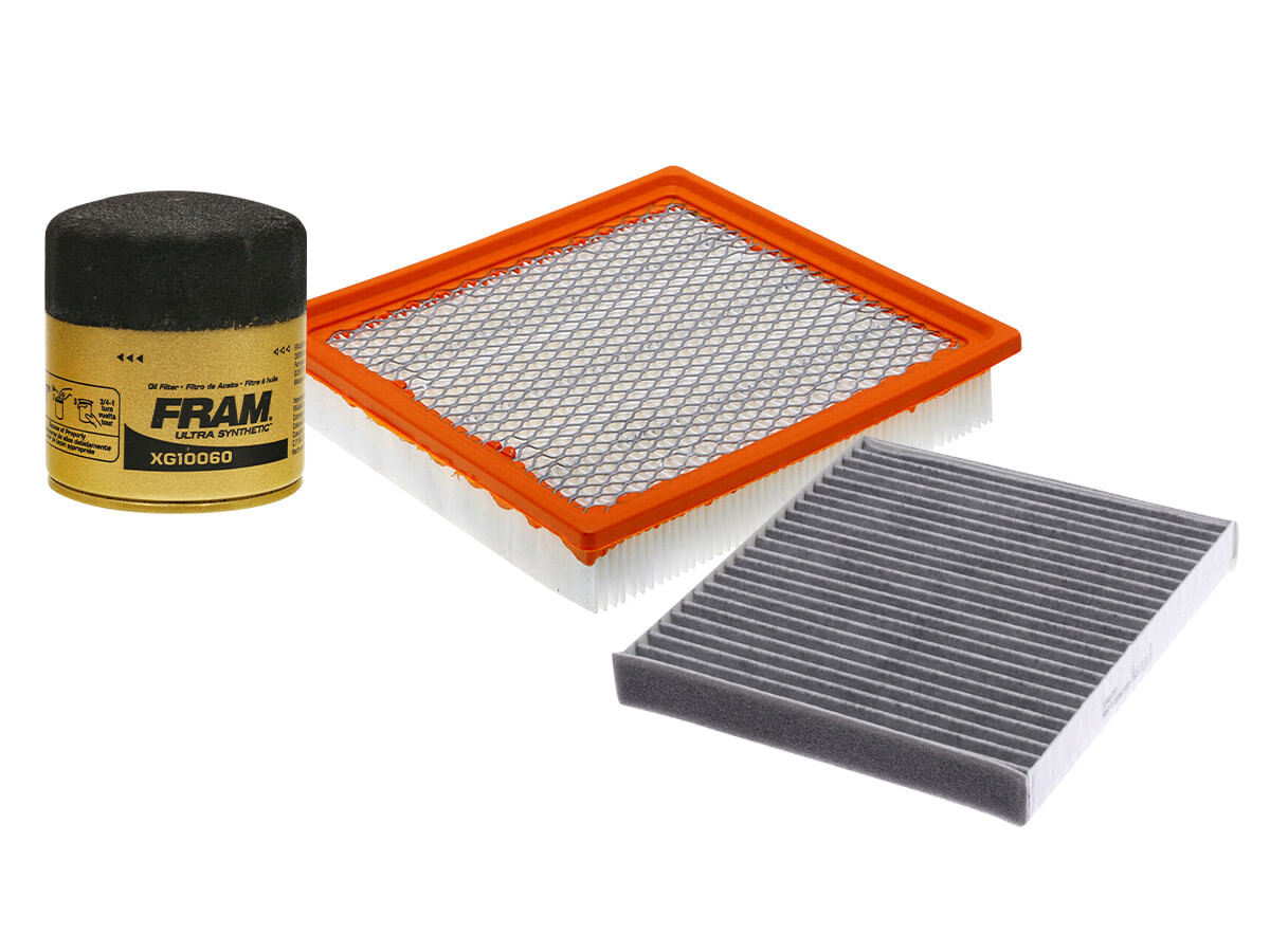 Kit De Filtro De Aire, Filtro De Aceite Sintético Y Filtro De Cabina (3 Piezas)