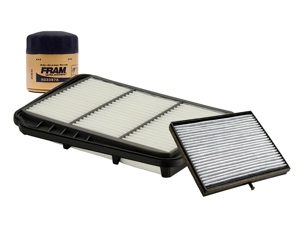 Kit De Filtro De Aire, Filtro De Aceite Sintético Y Filtro De Cabina (3 Piezas)