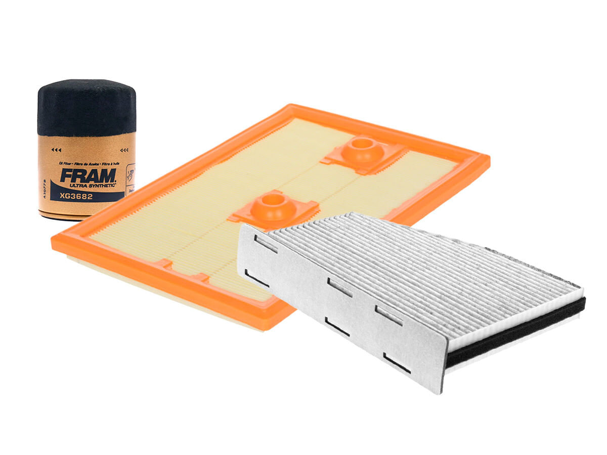 Kit De Filtro De Aire, Filtro De Aceite Sintético Y Filtro De Cabina (3 Piezas)