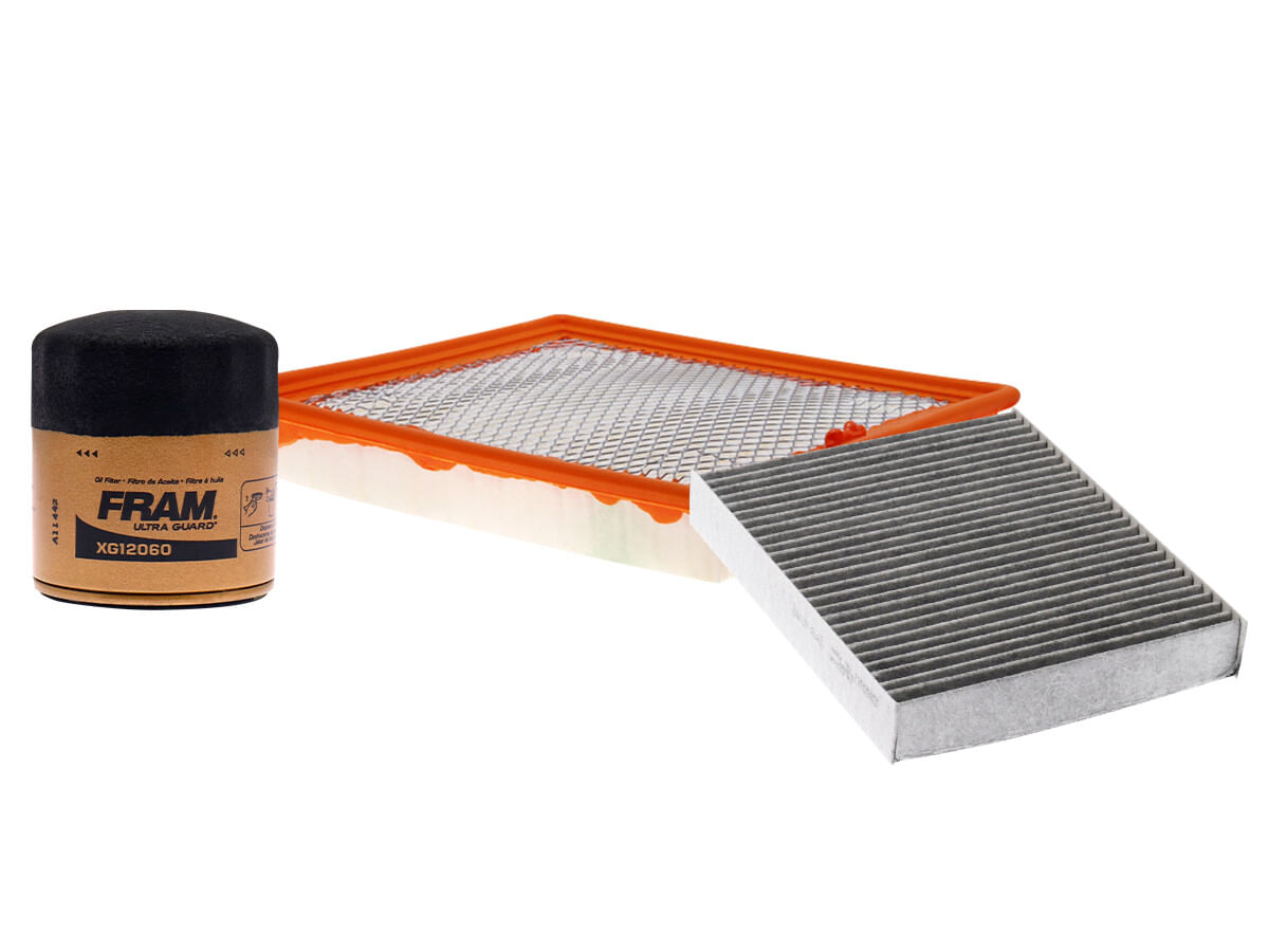 Kit De Filtro De Aire, Filtro De Aceite Sintético Y Filtro De Cabina (3 Piezas)