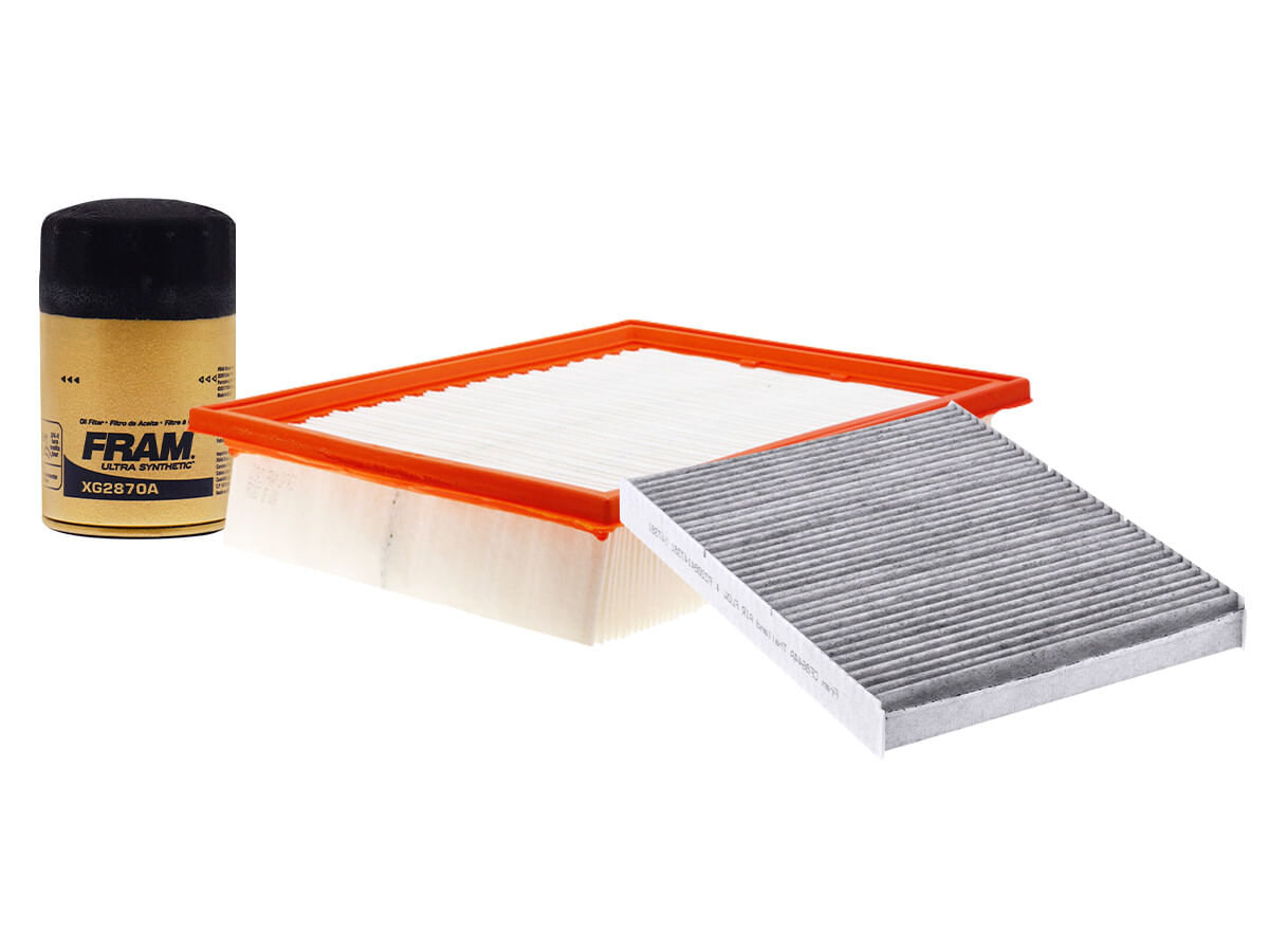 Kit De Filtro De Aire, Filtro De Aceite Sintético Y Filtro De Cabina (3 Piezas)