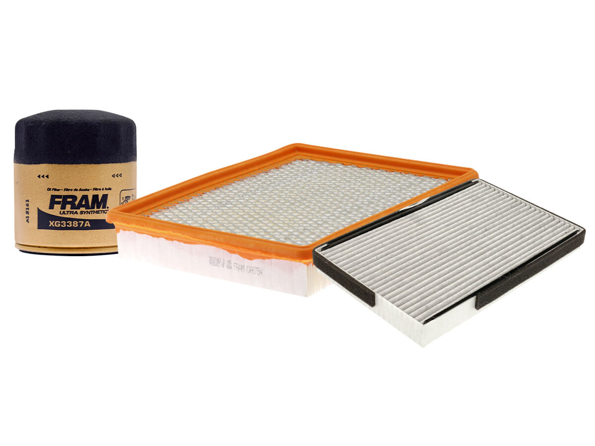 Kit De Filtro De Aire, Filtro De Aceite Sintético Y Filtro De Cabina (3 Piezas)