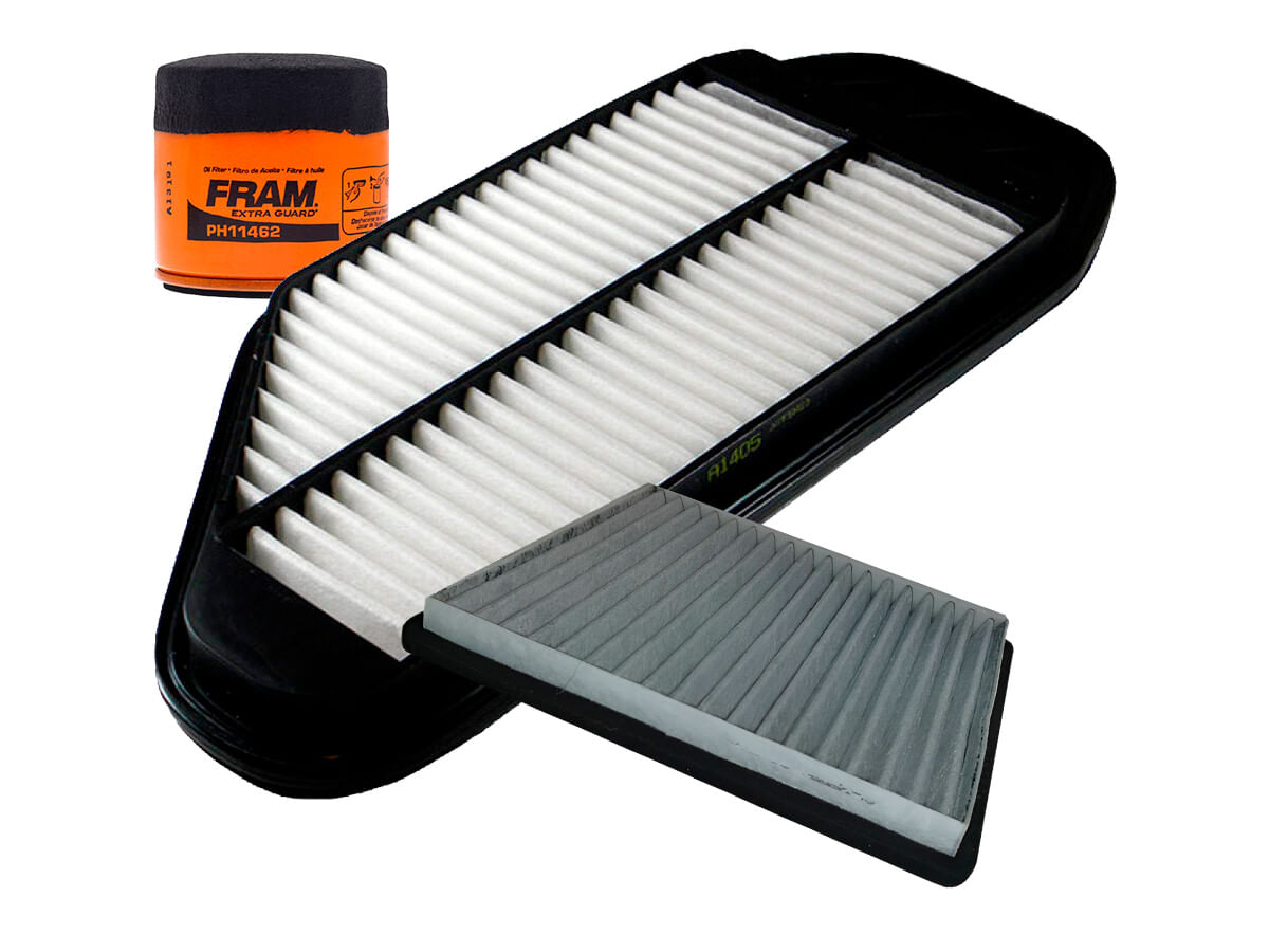 Kit De Filtro De Aire, Filtro De Aceite Y Filtro De Cabina (3 Piezas)
