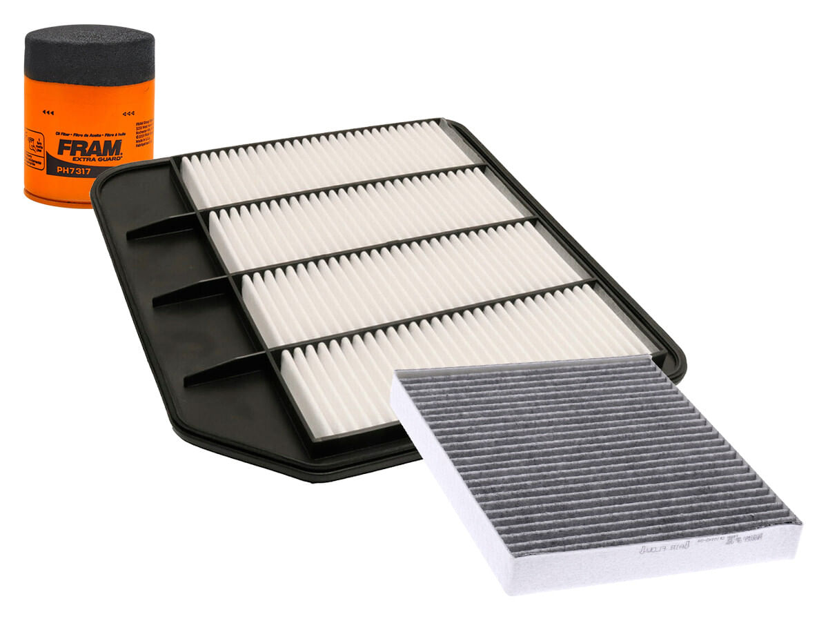 Kit De Filtro De Aire, Filtro De Aceite Y Filtro De Cabina (3 Piezas)