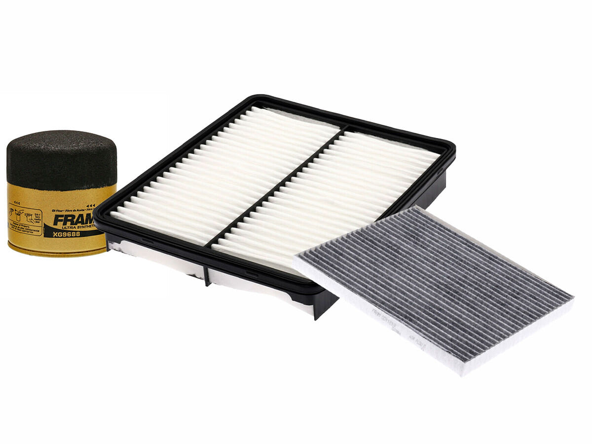 Kit De Filtro De Aire, Filtro De Aceite Sintético Y Filtro De Cabina (3 Piezas)