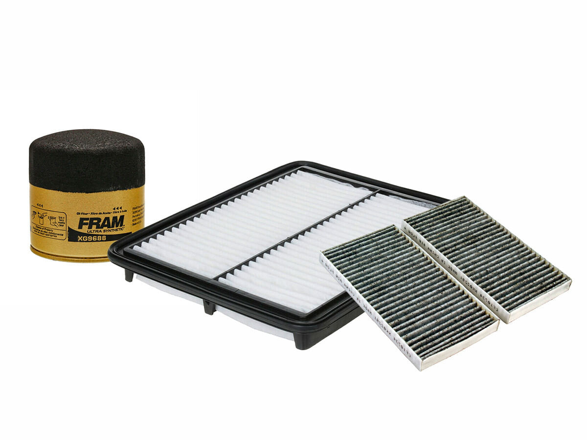 Kit De Filtro De Aire, Filtro De Aceite Sintético Y Filtro De Cabina (3 Piezas)