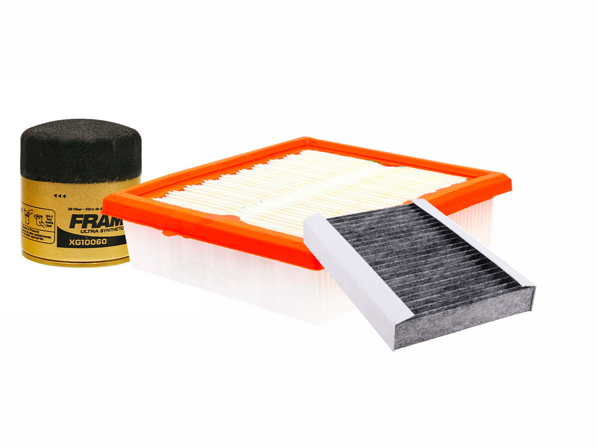 Kit De Filtro De Aire, Filtro De Aceite Sintético Y Filtro De Cabina (3 Piezas)