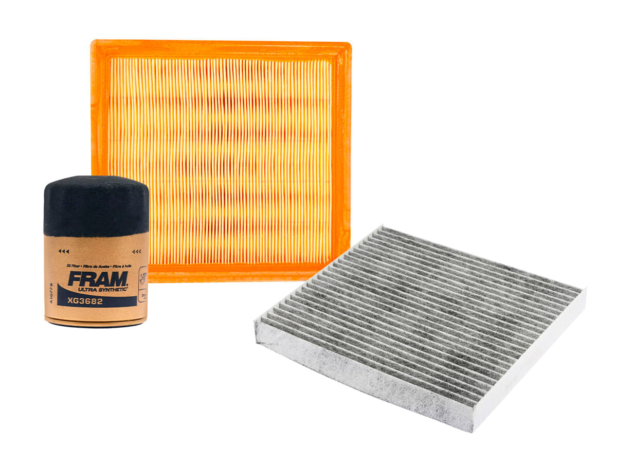 Kit De Filtro De Aire, Filtro De Aceite Sintético Y Filtro De Cabina (3 Piezas)
