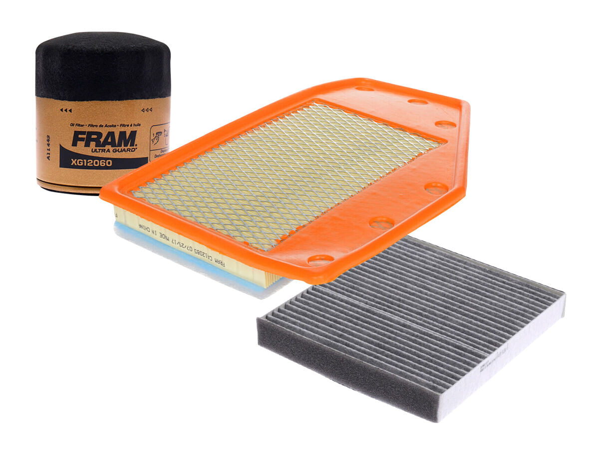 Kit De Filtro De Aire, Filtro De Aceite Sintético Y Filtro De Cabina (3 Piezas)