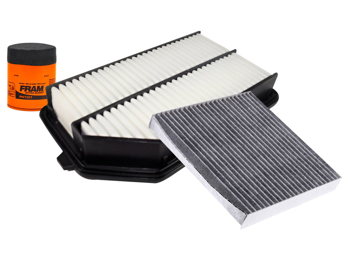 Kit De Filtro De Aire, Filtro De Aceite Y Filtro De Cabina (3 Piezas)