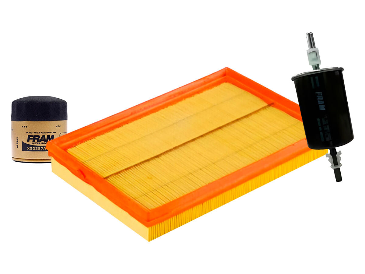 Kit De Filtro De Aire, Filtro De Aceite Sintético Y Filtro De Combustible (3 Piezas)