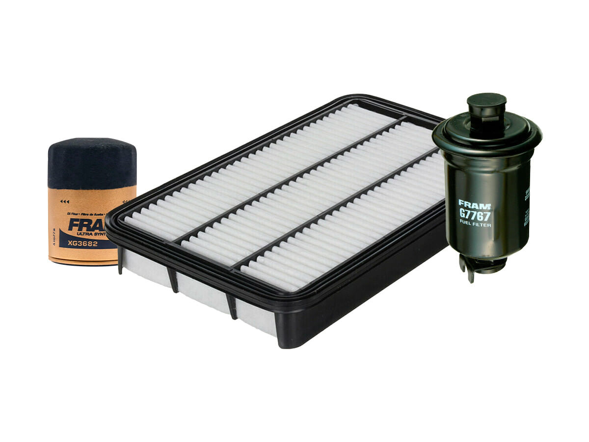 Kit De Filtro De Aire, Filtro De Aceite Sintético Y Filtro De Combustible (3 Piezas)