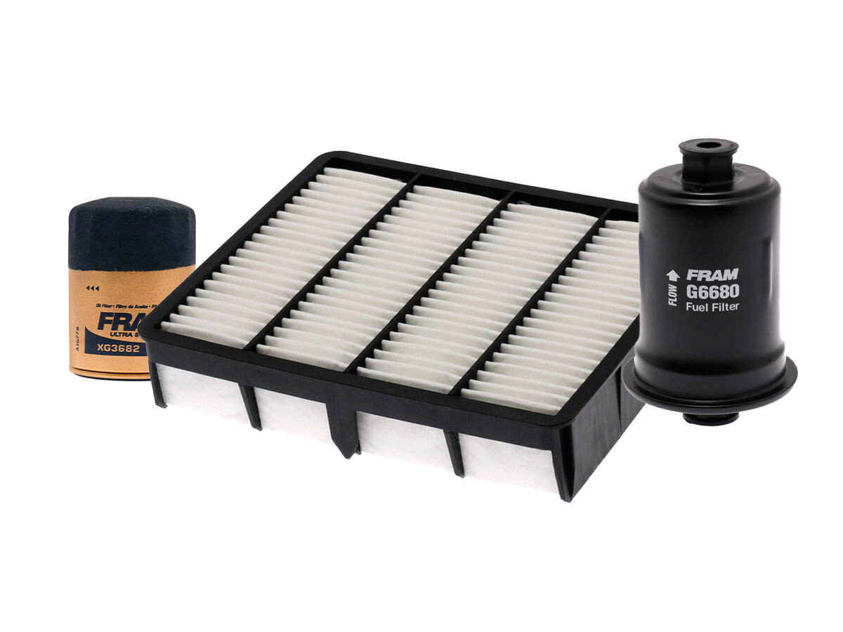 Kit De Filtro De Aire, Filtro De Aceite Sintético Y Filtro De Combustible (3 Piezas)