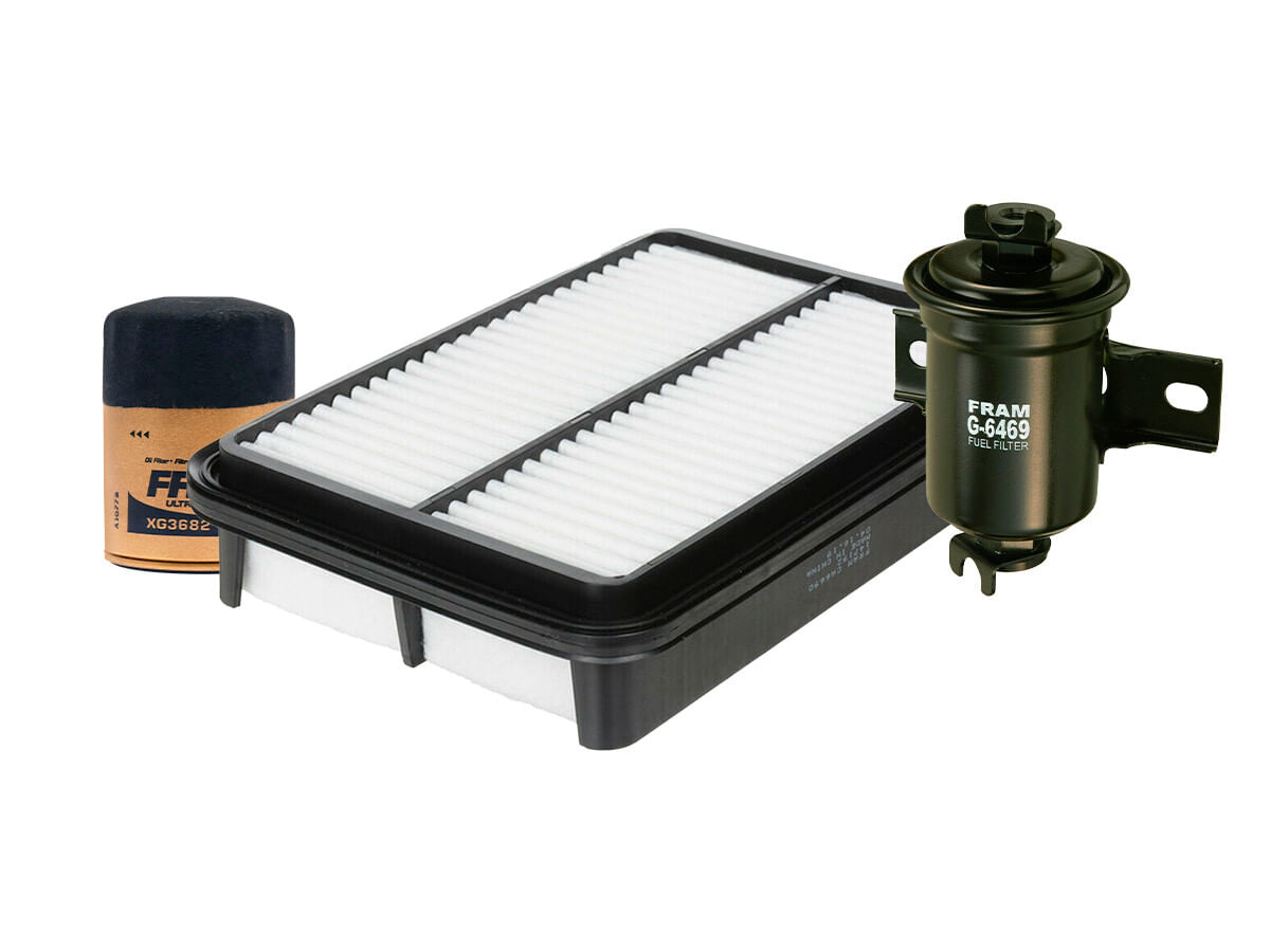 Kit De Filtro De Aire, Filtro De Aceite Sintético Y Filtro De Combustible (3 Piezas)