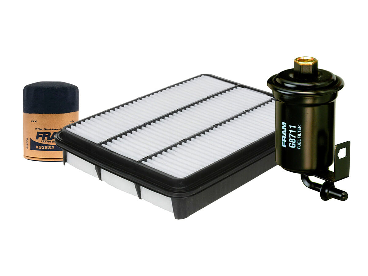 Kit De Filtro De Aire, Filtro De Aceite Sintético Y Filtro De Combustible (3 Piezas)
