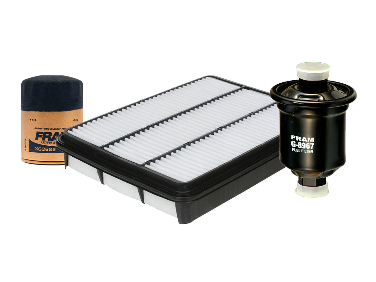 Kit De Filtro De Aire, Filtro De Aceite Sintético Y Filtro De Combustible (3 Piezas)