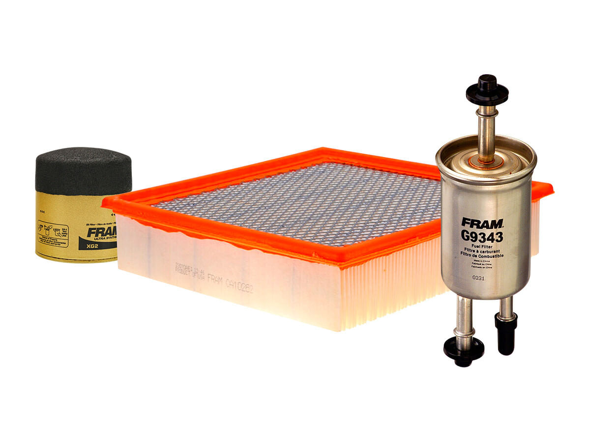 Kit De Filtro De Aire, Filtro De Aceite Sintético Y Filtro De Combustible (3 Piezas)