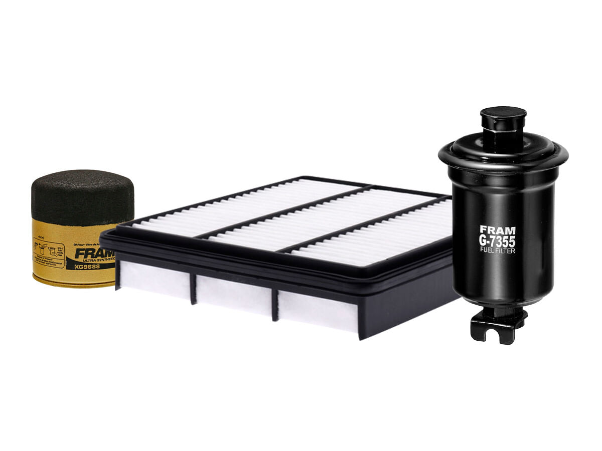 Kit De Filtro De Aire, Filtro De Aceite Sintético Y Filtro De Combustible (3 Piezas)