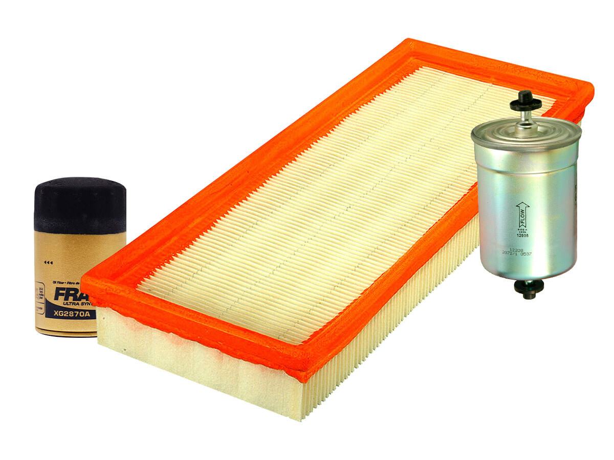 Kit De Filtro De Aire, Filtro De Aceite Sintético Y Filtro De Combustible (3 Piezas)