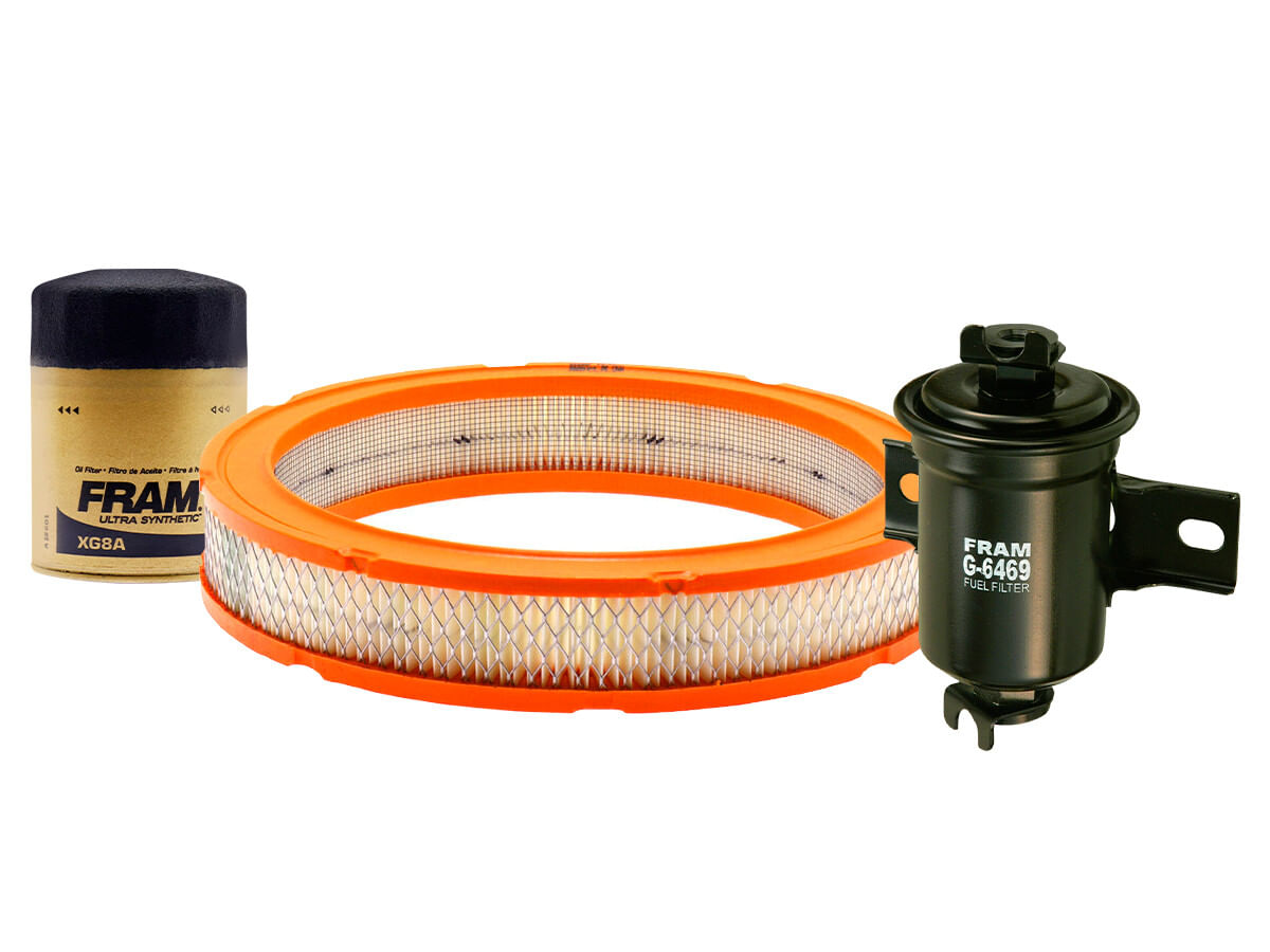 Kit De Filtro De Aire, Filtro De Aceite Sintético Y Filtro De Combustible (3 Piezas)