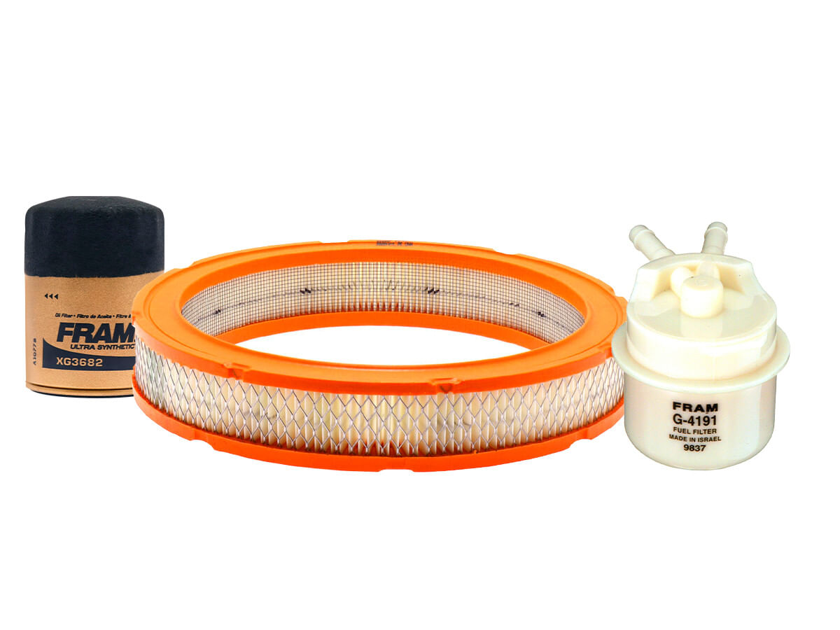Kit De Filtro De Aire, Filtro De Aceite Sintético Y Filtro De Combustible (3 Piezas)