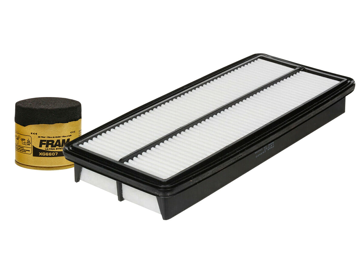Kit De Filtro De Aire Y Filtro De Aceite Sintético (2 Piezas)