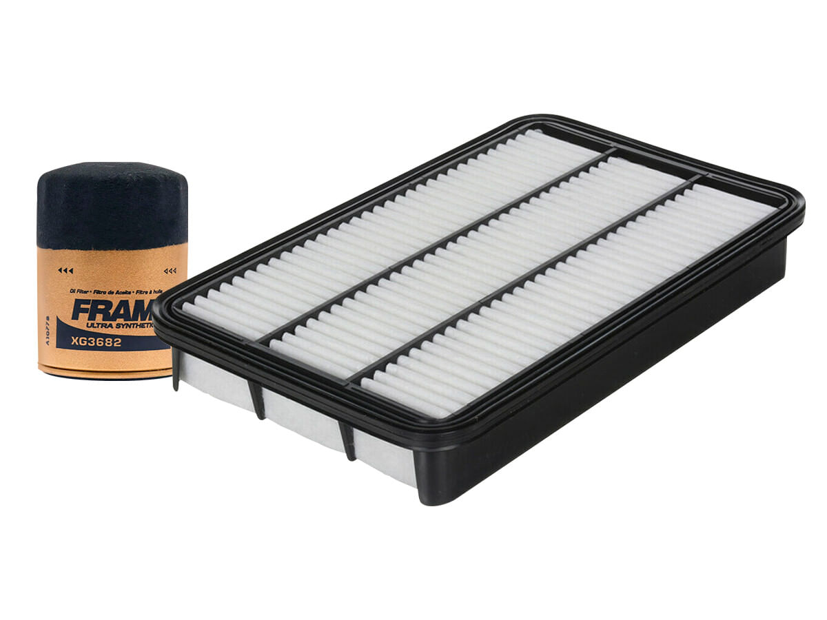 Kit De Filtro De Aire Y Filtro De Aceite Sintético (2 Piezas)