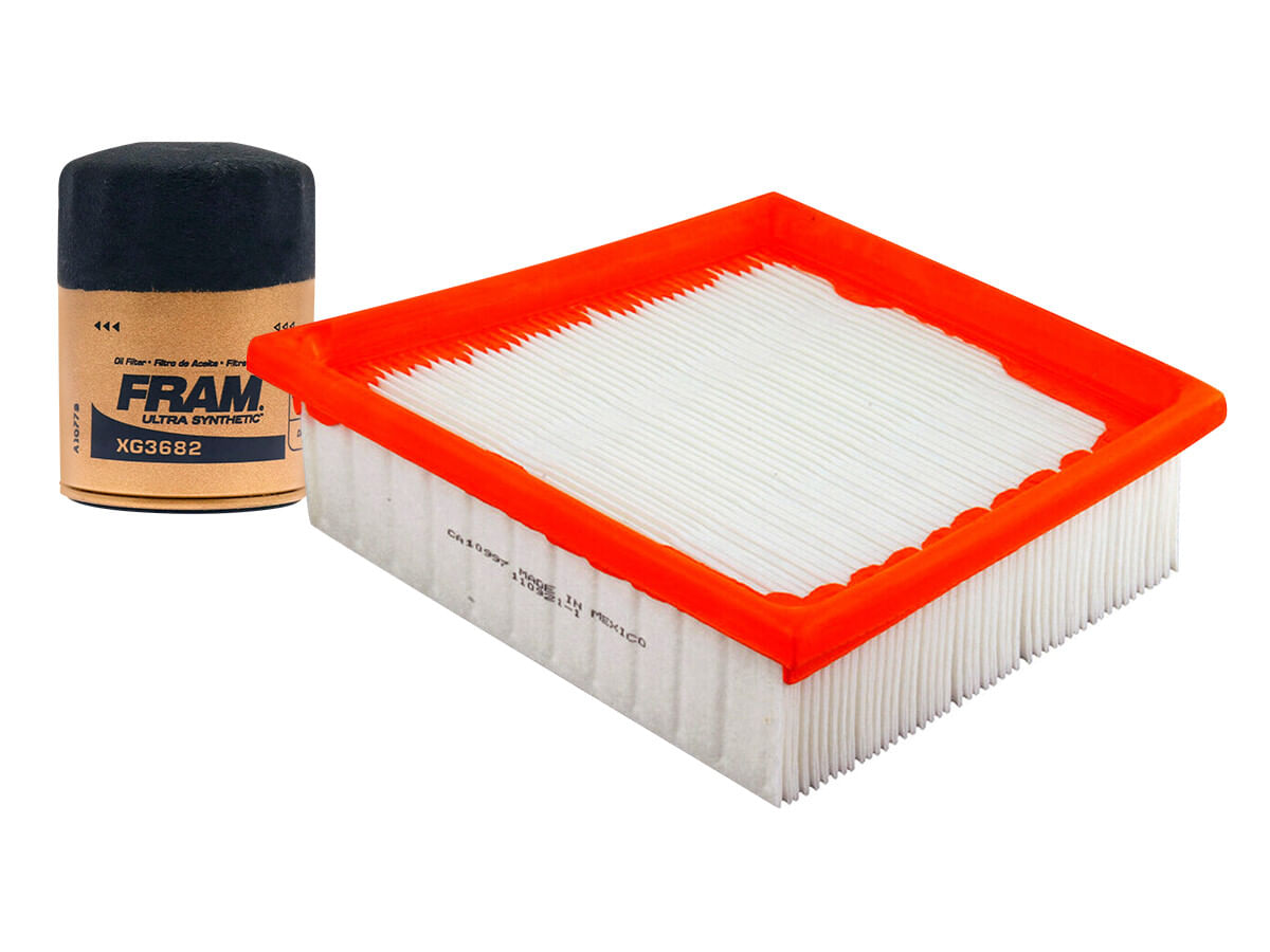 Kit De Filtro De Aire Y Filtro De Aceite Sintético (2 Piezas)