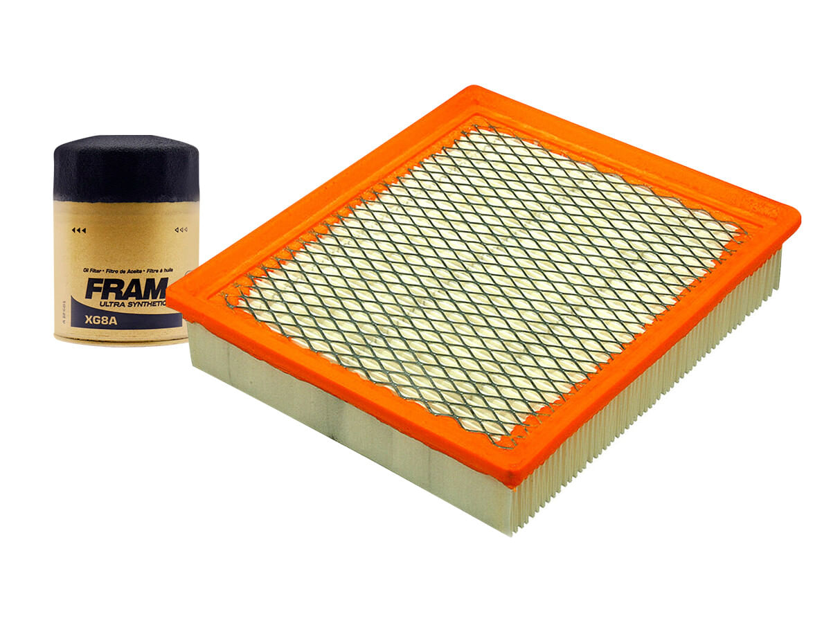Kit De Filtro De Aire Y Filtro De Aceite Sintético (2 Piezas)