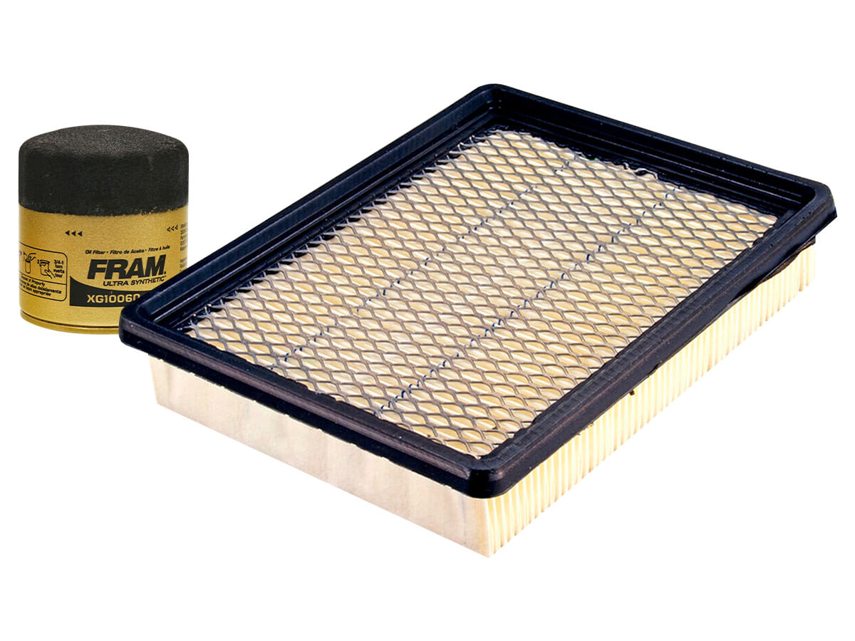 Kit De Filtro De Aire Y Filtro De Aceite Sintético (2 Piezas)