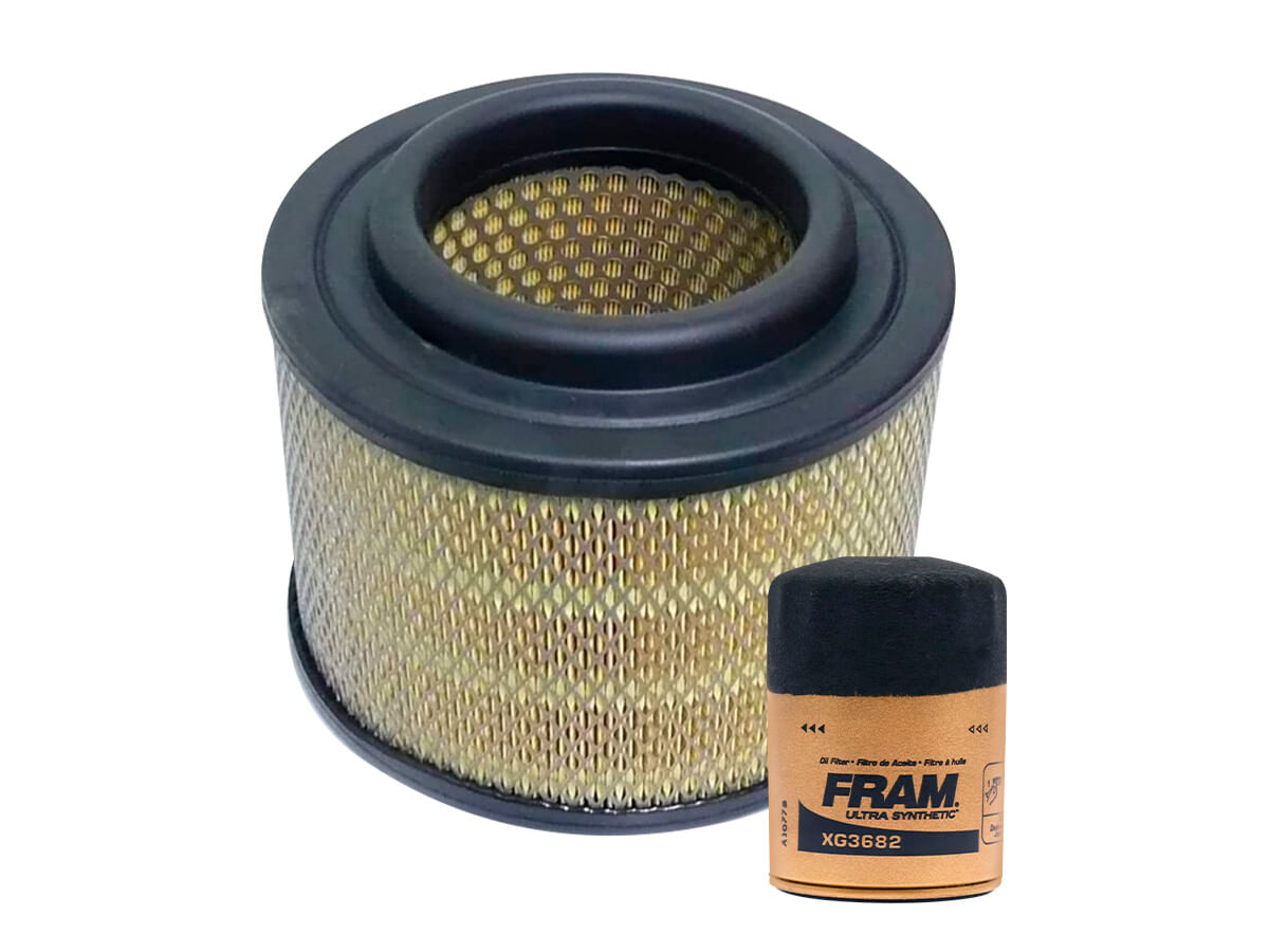 Kit De Filtro De Aire Y Filtro De Aceite Sintético (2 Piezas)