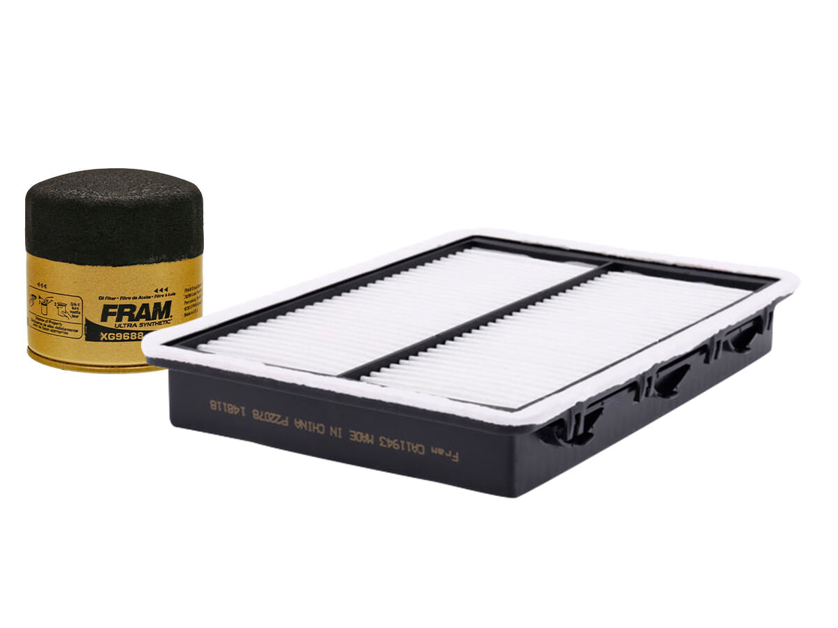 Kit De Filtro De Aire Y Filtro De Aceite Sintético (2 Piezas)