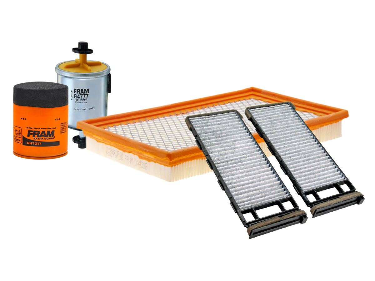 Kit De Filtro De Aire, Filtro De Aceite, Filtro De Combustible Y Filtro De Cabina (4 Piezas)