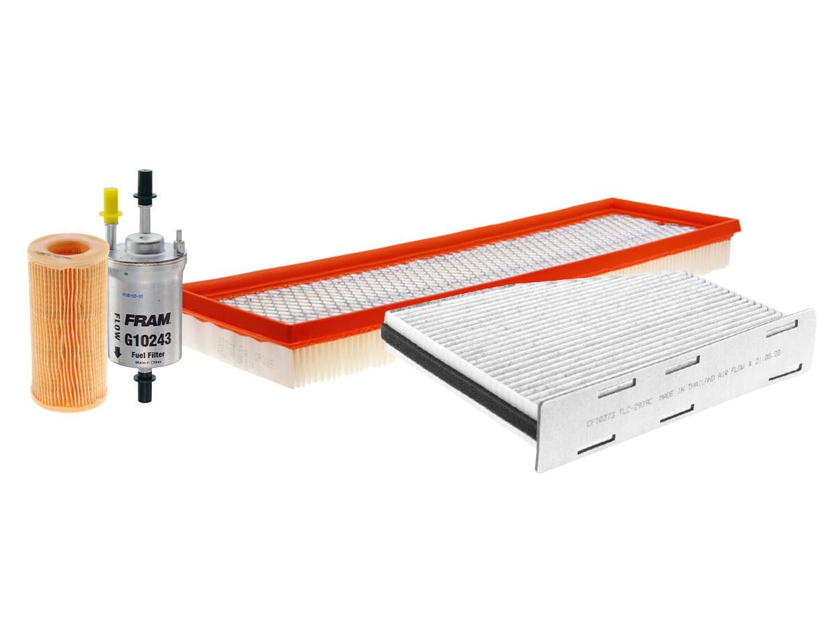 Kit De Filtro De Aire, Filtro De Aceite, Filtro De Combustible Y Filtro De Cabina (4 Piezas)