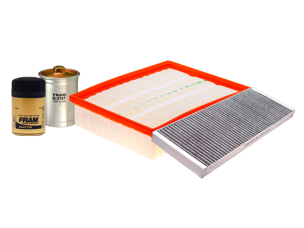Kit De Filtro De Aire, Filtro De Aceite Sintético, Filtro De Combustible Y Filtro De Cabina (4 Piezas)