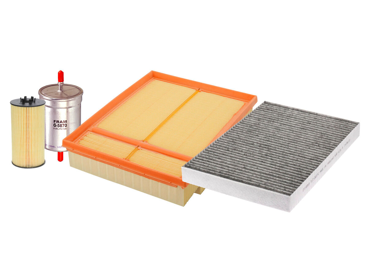 Kit De Filtro De Aire, Filtro De Aceite, Filtro De Combustible Y Filtro De Cabina (4 Piezas)