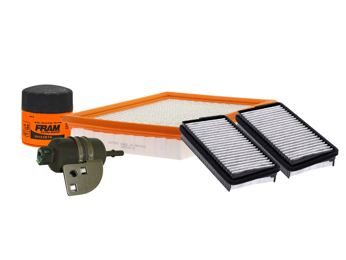 Kit De Filtro De Aire, Filtro De Aceite, Filtro De Combustible Y Filtro De Cabina (4 Piezas)