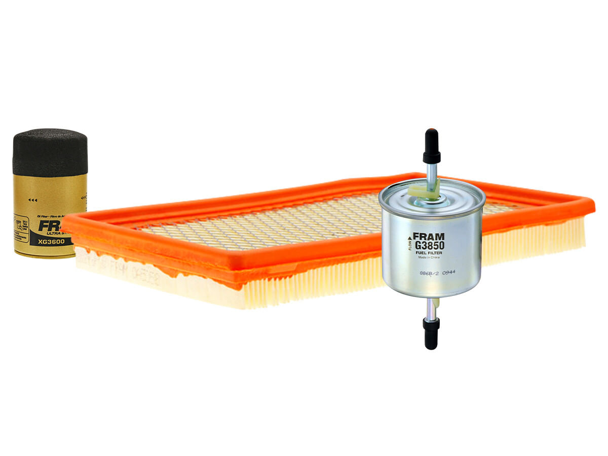 Kit De Filtro De Aire, Filtro De Aceite Sintético Y Filtro De Combustible (3 Piezas)